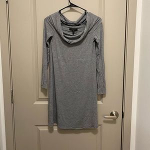 Grey BCBGMaxazria Long Sleeve Dress
